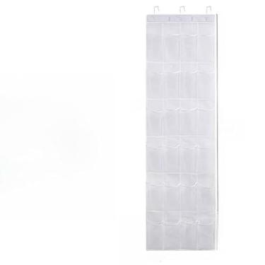 Imagem de Sapateira Organizadora De Porta E Parede Vertical Multiuso Dobrável Grande Tênis Sandália Chinelo(Branco)