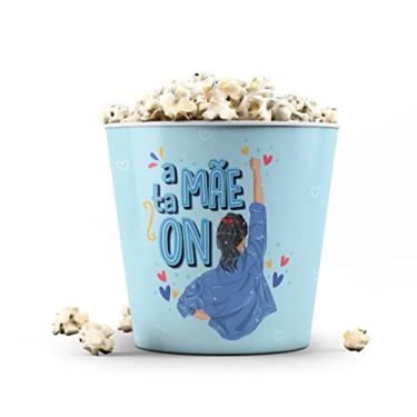 Imagem de Balde de Pipoca 3,5 litros, Presente de Mãe, modelo A MÃE TA ON