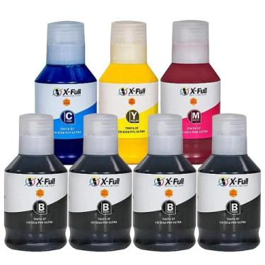 Imagem de Kit 07 Refil de Tintas Compatível Canon GI-16 Para GX6010, GX7010 e GX