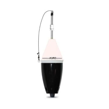 Imagem de Boia Cevadeira Kuro JR - Copo Preto - JR Pesca, Branco