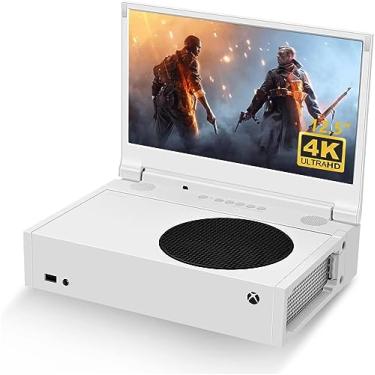 Imagem de G-STORY Monitor Portátil De 12,5'' Para Xbox Series S, Tela Ips Jogos 4K (Não Incluída), Com Dois Hdmi, Hdr E Modo Jogo Freesync Viagem (4K S)