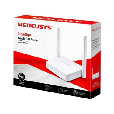 Imagem de Roteador Wi-fi Mercusys Mw301R 2 Antenas 2 Portas Wireless 300mbps Bra