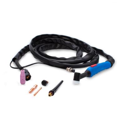 Imagem de Tocha Solda TIG 26V Gatilho Porca M16x1,5 + Conector Mike 2 vias 4M