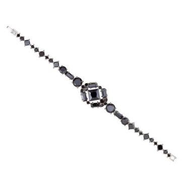 Imagem de Bracelete Zircônia BL0269 - Akasaki, Prateado, Preto