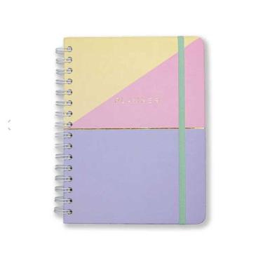 Imagem de Planner Permanente Wire-o Pastel Block Semanal Notas A5 Color