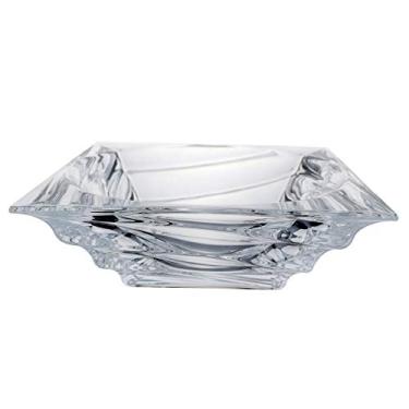 Imagem de Centro de mesa Casablanca em cristal ecologico L28xP28xA10cm-TRANSPARENTE - Bohemia- Full Fit