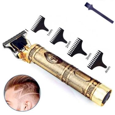 Imagem de Máquina Aparador Cabelo Barba T9 Buda Portátil Recarregável - Lorben