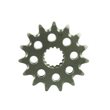 Imagem de SCAR Roda dentada frontal compatível com KTM 400 600 640 690 LC4 SX DUKE DUKER ENDUROR SMCR 00-25 HUSQVARNA 701 ENDURO SUPERMOTO 15-25 GASGAS ES SM 700 22-25 - 15 dentes