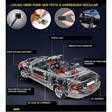 Imagem de Kit Detecta Espião K18 Vassourinha Gps Rastreador Minicam Leve - Mike