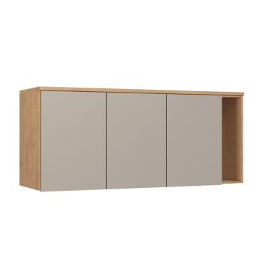 Imagem de Guarda-roupa Módulo Aéreo 3 Portas Elegance Angelin/níquel