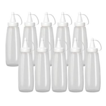 Imagem de 10 Bisnaga Ketchup Molhos Mostarda Maionese 350ml - Panamby, Branco