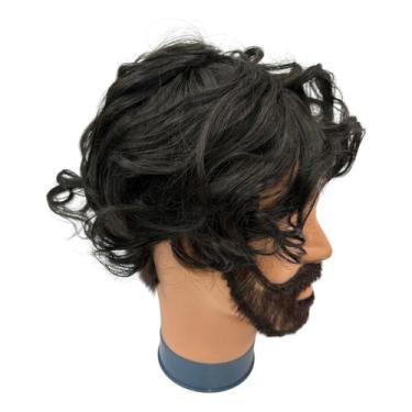 Imagem de Prótese Capilar Masculina Humana Micropele Nó Duplo 20x25cm - Imperium