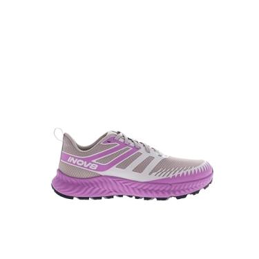 Imagem de INOV8 Tênis de corrida feminino Trailfly, Cinza/roxo, 36