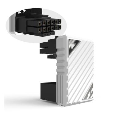 Imagem de Conector angular de 180 graus GPU PCI-e 5.0 Formulamod