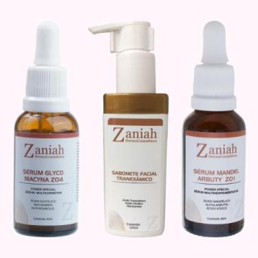 Imagem de Kit Anti Melasma, Rugas e Oleosidade Facial Zaniah Z18 - Zaniah Dermoc