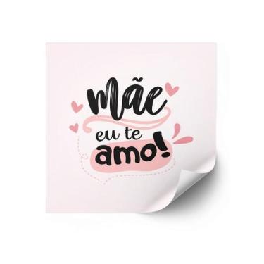 Imagem de Adesivos Frase: Mãe eu Te Amo - 1000 unidades - PRONTO PRINT