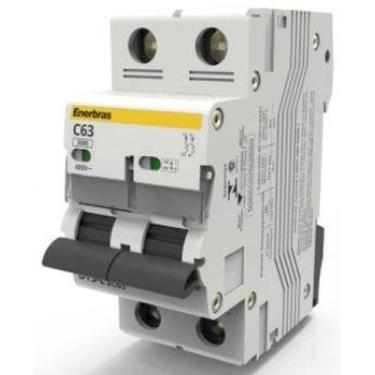 Imagem de Disjuntor Bipolar 63A DIN 3KA Enerbras