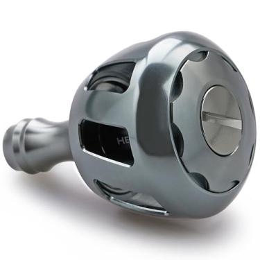 Imagem de HEIGHTEN Puxador de molinete de pesca para Shimano Daiwa Baitcasting molinete Stradic Vanford Sahara FI Tranx SLX Ballistic Exceler Tatula (32 mm - Prata) (512)