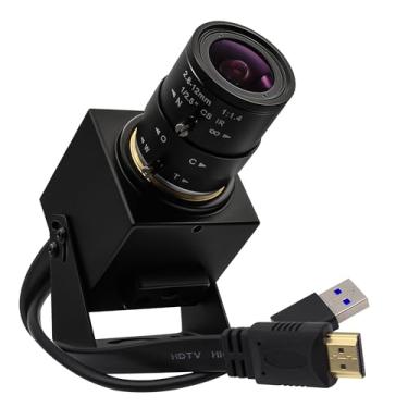 Imagem de SVPRO Câmera USB 4K 60fps com lente de zoom manual de 2,8 a 12 mm, saída dupla HDMI/USB3.0, H.264/MJPEG, webcam de zoom óptico 4X para PC, Mac, Raspberry Pi, transmissão ao vivo, videoconferência