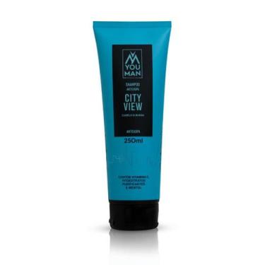 Imagem de Shampoo Anticaspa Para Barba E Cabelo Com Ação Purificante City View Y