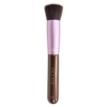 Imagem de Cup Cake Brush Océane - Pincel de Ponta Plana para Blush e Pó, Rosa e 