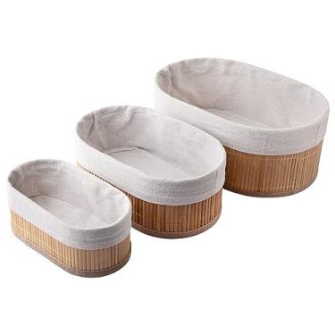 Imagem de CESTO ORGANIZADOR BAMBU 30 cm X 20 cm X 13 cm