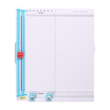 Imagem de MotiveTech Aparador de Papel E Tábua de Vincagem Portátil para Cupons de Scrapbooking de Cartolina