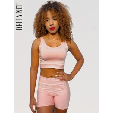 Imagem de Lindo top feminino para academia suplex premium fitness P M G e GG - B