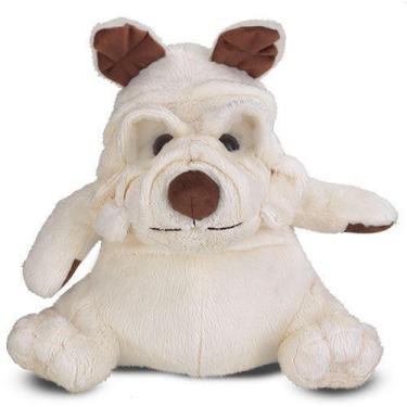 Imagem de Cachorro de Pelúcia Bulldog Bege 24 cm Antialérgico - CTX Pelúcia