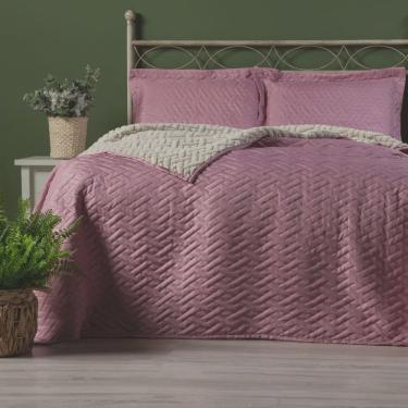 Imagem de Cobertor casal lucia Sherpa Pele de Carneiro quem - 03 pç 2,40X2,20