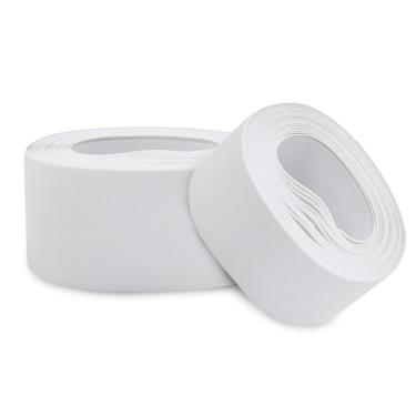 Imagem de Fita De Vedação Adesiva Porta Janela Protetor 3 Metros X 3,5cm Branco