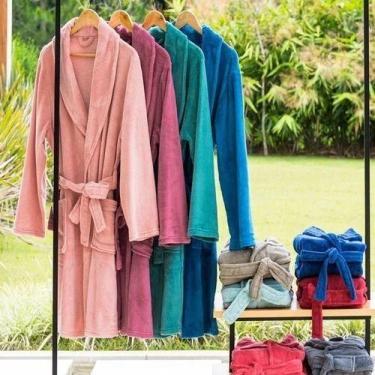 Imagem de Roupão Microfibra Inverno Frio Unissex Cores Original - Camesa, Tamanh