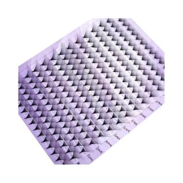 Imagem de Cílios Postiços Preto Fosco Super Volumosos 30/40D Pré-fabricados Em F