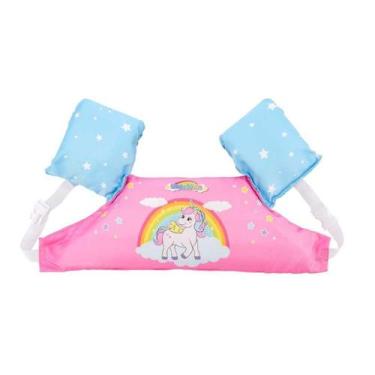 Imagem de Colete Boia Flutuador Unicórnio Infantil Piscina Praia - Dm Toys