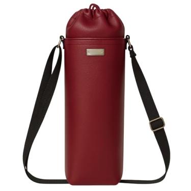 Imagem de Bolsa Térmica para Garrafa Vidinne RAMIERE em Courino, com Alça Transversal, Produto Artesanal Premium VIDINNE (Vinho, 500 ml)