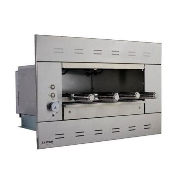 Imagem de Churrasqueira Elétrica de Embutir 4 Espetos SUPREMA Ventilado 04 E Tit