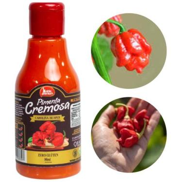Imagem de Molho Pimenta Cremosa Carolina Reaper (Mais forte do mundo) 80ml Bahia