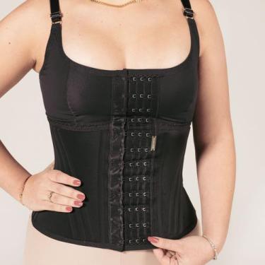 Imagem de Cinta modeladora redutora de medidas zero barriga afina a cintura 18 b