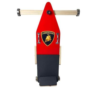 Imagem de Rolimã Premium Carro Madeira E Eva Competição Brinquedo Pró