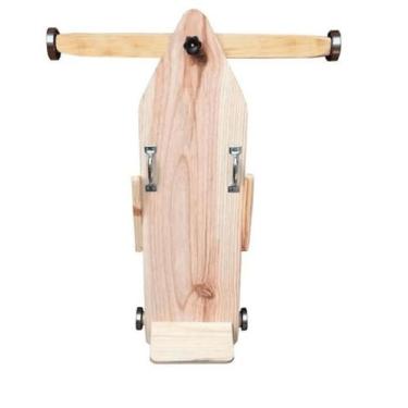 Imagem de Carrinho De Rolimã Vintage Madeira Brinquedo Madeira Crua - Spezialle 