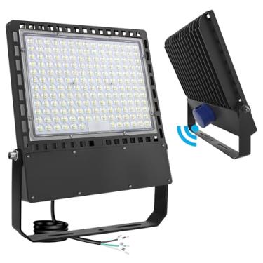 Imagem de STASUN Refletor Led Para Estádio De 400 W E 60.000 Lm Com Fotocélula, Iluminação Externa 100-277 V Do Anoitecer Ao Amanhecer, Luz Natural 5.000 K, À Prova D'Água Ip67, Certificação Etl Quadras Espor