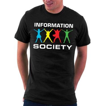 Imagem de Camiseta camisa Information Society, tecno pop,  Rock, eletrônico, feminino, masculino