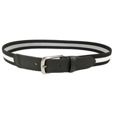 Imagem de Cinto Infantil Masculino em Elástico com detalhes em Couro Razaa, 75