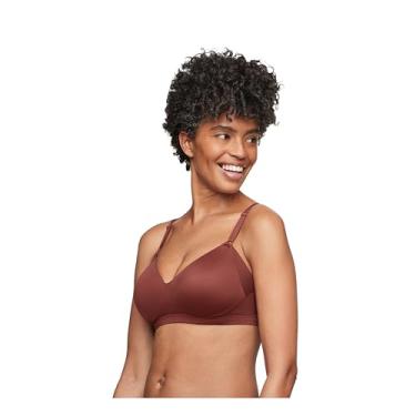 Imagem de Warner's Sutiã feminino sem efeitos colaterais nas axilas e costas confortável sem fio levemente forrado Ra2231a, Pinot Noir, XGG