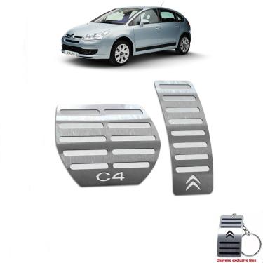 Imagem de Pedaleira Automático Em Aço Inox Citroen C4 Hatch