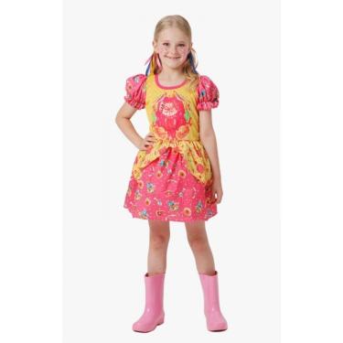 Imagem de Vestido Infantil Festa Junina Maçã do Amor