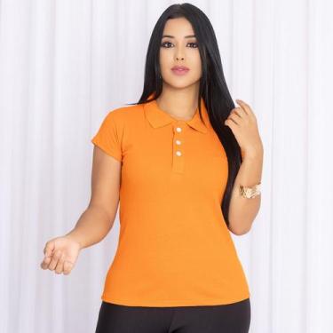 Imagem de Camisa Gola Polo Feminina Ótimo Acabamento Tecido Premium - MULTI MARC