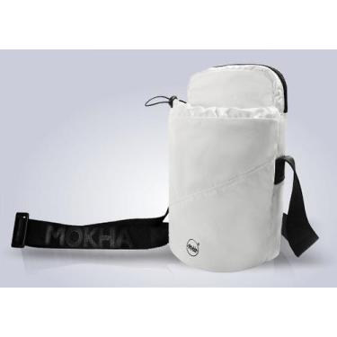 Imagem de Bolsa Shoulder Bottle para Garrafa Térmica - Branca - Capacidade de 1 