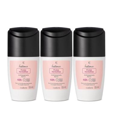 Imagem de Combo Antitranspirante Roll On Instance Frutas Vermelhas 3x55ml