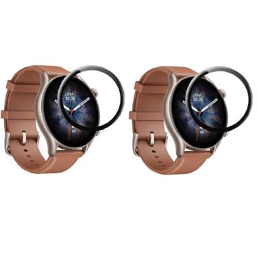 Imagem de Kit 02 Películas Ceramica 9D Compatível Relogio GTR 4 New/Gtr 3 3 Pro - 46mm